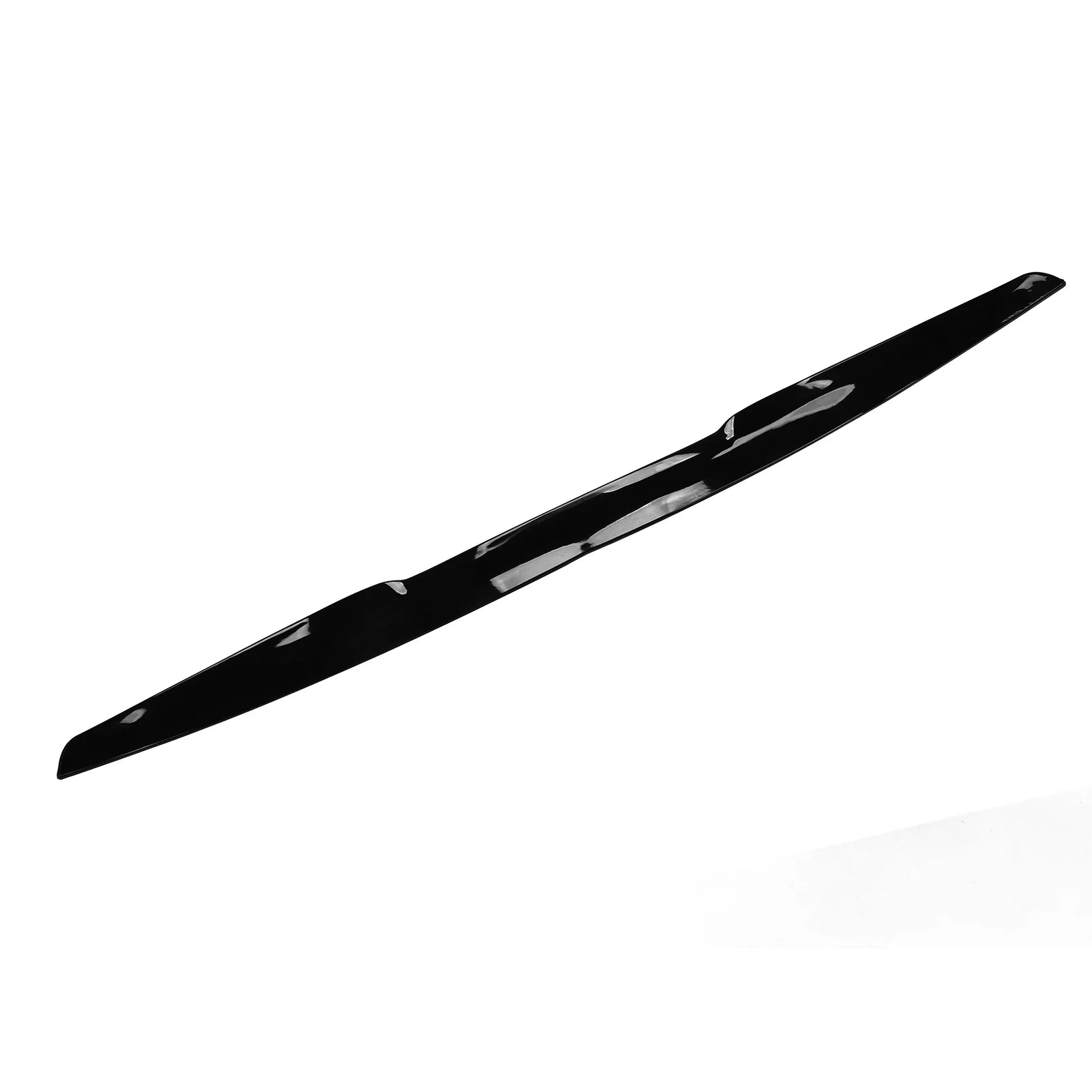 113cm*7cm Rear Roof Trunk Spoiler Lip Tail Wing Rubber Glossy Black Anti UV for Car High Gloss Anti-ultraviolet Varnish