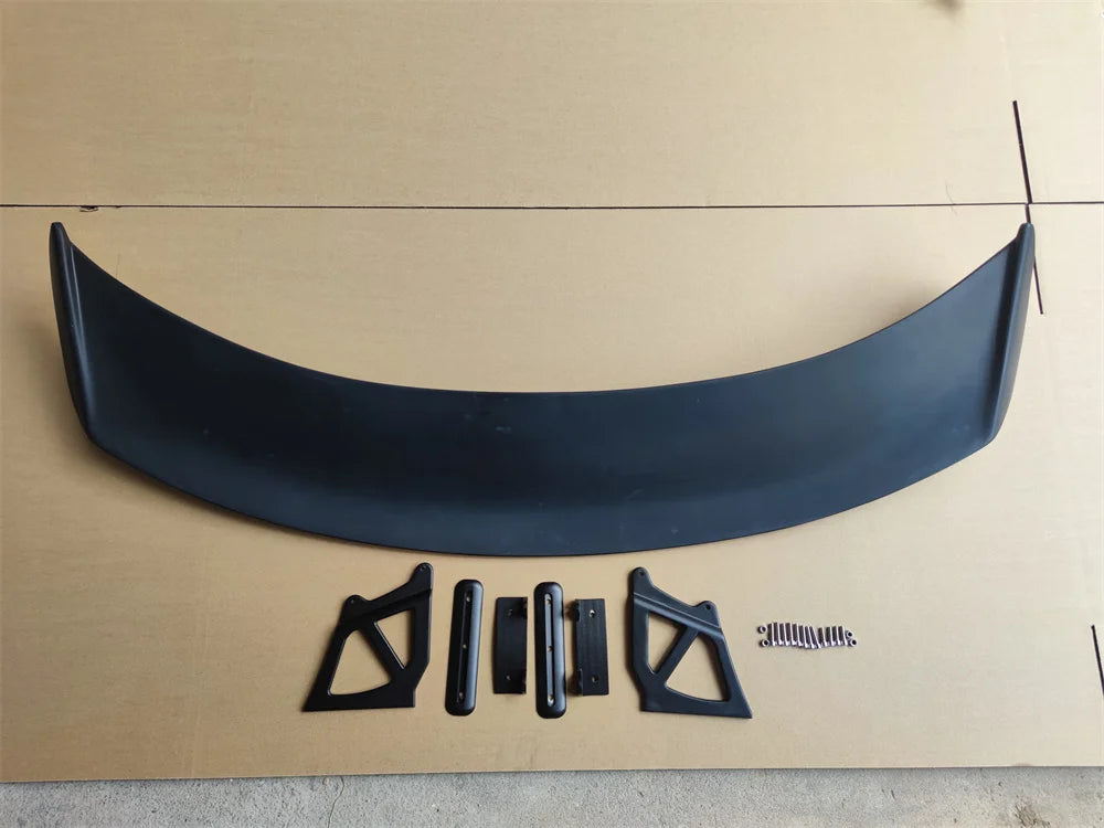 For Porsche Boxster Cayman 718 981 987 New GT4  Rear Trunk Spoiler Wing Rear Trunk Big Spoiler Lip Wing Carbon Fiber / FRP Black