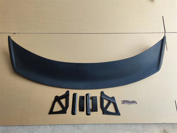 For Porsche Boxster Cayman 718 981 987 New GT4  Rear Trunk Spoiler Wing Rear Trunk Big Spoiler Lip Wing Carbon Fiber / FRP Black