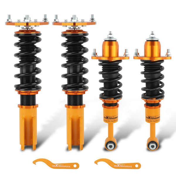 Suspension Coil Spring Kit Front + Rear For Mitsubishi Lancer CS6A /CS7A FWD Coilovers Springs Struts Shocks Absorbers