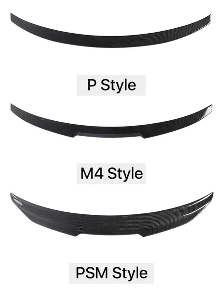 MP M4 PSM Style Rear Bumper Spoiler Lip for BMW 2 Series F22 F23 F87 2014-2021 Roof Trunk Wing Tail Top Wing Rear Wing