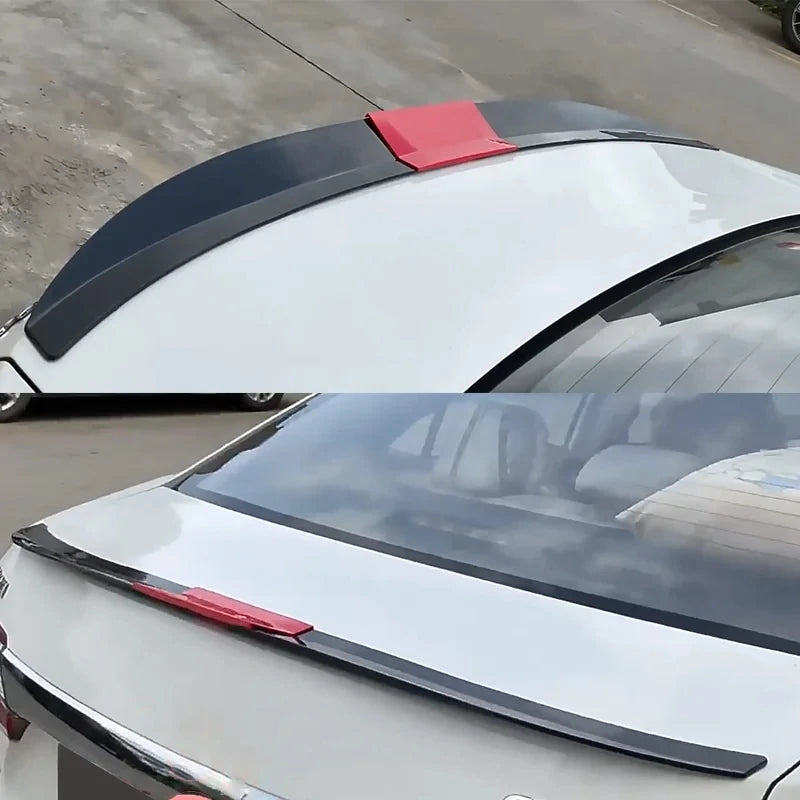 3Pcs Universal Black Trunk Tail Rear Wing Spoiler 115-125Cm For BMW For Tesla For Audi Toyota Honda KIA Hyundai Car Accessories