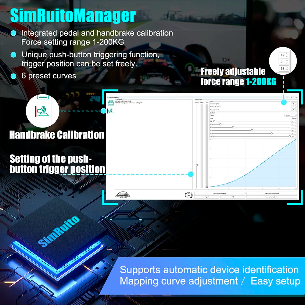 Usb Simracing Hand Brake Pc Mechanical Drift Handbrake for Game Steering Wheel Sim Racing Handbrake Cockpit Usb El Brakes Lever