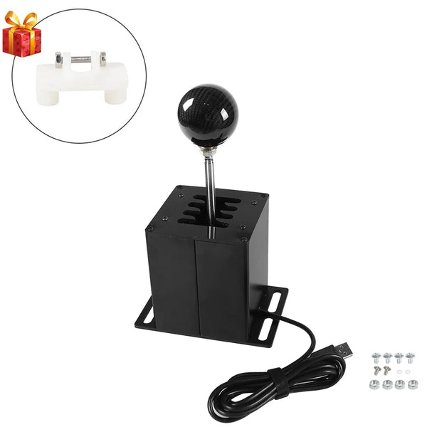 PC USB H Gear Shifter For Logitech G27 G29 G25 G920 For Thrustmaster T300RS/GT Shift Knob For ETS2 Simracing Racing Game