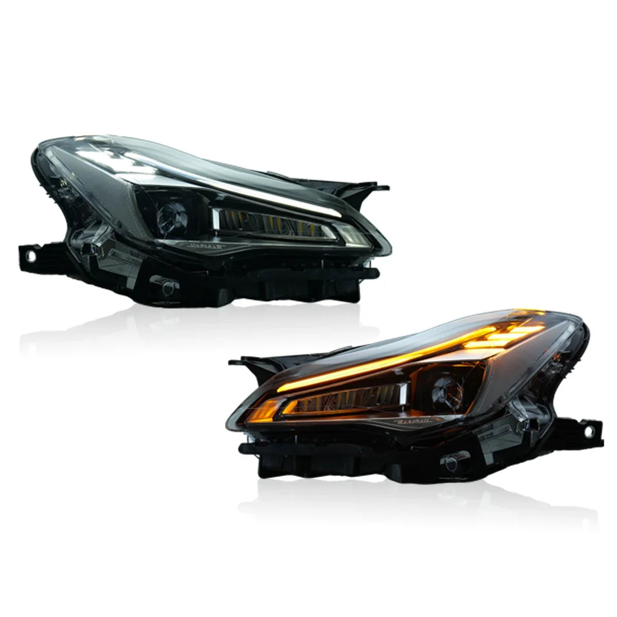 TYPY Car For Maserati Quattroporte LED Headlights 2013-2017 Upgrade to NEW Dynamic Turn Signal Lamp Brake DRL Car Accessories