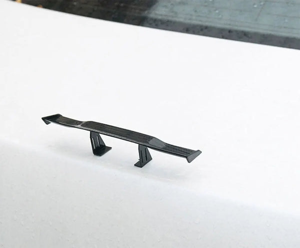 Carbon Look Car Rear Spoiler Mini Wings Small Model Decoration ABS Auto Accessories Black Blue Red White Grey Winglet