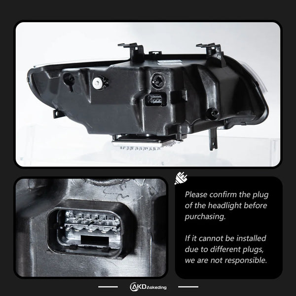 AKD Car Styling Head Lamp for BMW E92 2010-2013 E93 LED headlights car angel eyes DRL projector lens car accessories lights