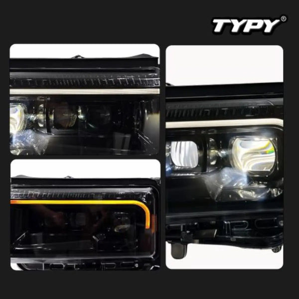 TYPY New LED Car Headlights For Toyota Prado LC250 Headlight 2024-2025 Signals Auto Accessories Daytime Running Lights