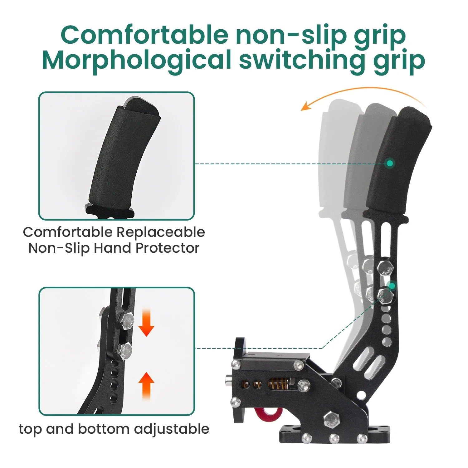 Simsonn Handbrake System Handbrake For Rally compatible with Logitech G29/G27/G25 PC Hall Sensor USB SIM Racing Racing Games