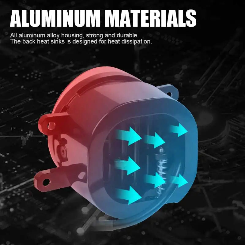 3 inch LED Fog Light 30W 6000K White Flat Driving Beam Off Road Driving Lamp