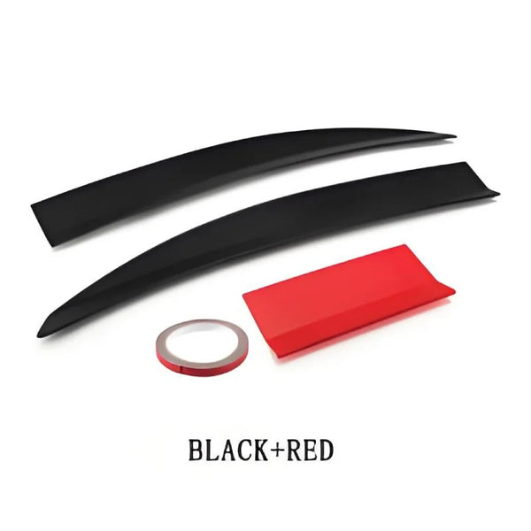 3Pcs Universal Black Trunk Tail Rear Wing Spoiler 115-125Cm For BMW For Tesla For Audi Toyota Honda KIA Hyundai Car Accessories
