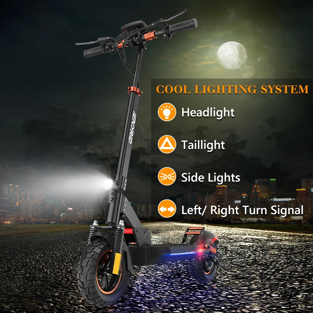 IENYRID M4 Pro S+Electric Scooter 800W Motor 48V 12.5AH Battery 10"Tire Escooter 45km/h Max 40-50KM Range Disc Brake LCD Display