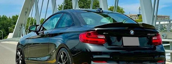 MP M4 PSM Style Rear Bumper Spoiler Lip for BMW 2 Series F22 F23 F87 2014-2021 Roof Trunk Wing Tail Top Wing Rear Wing