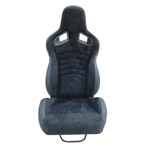 Customizable racing seats High quality Universal Slider Black Suede Fiberglass Back Bucket Racing Seats