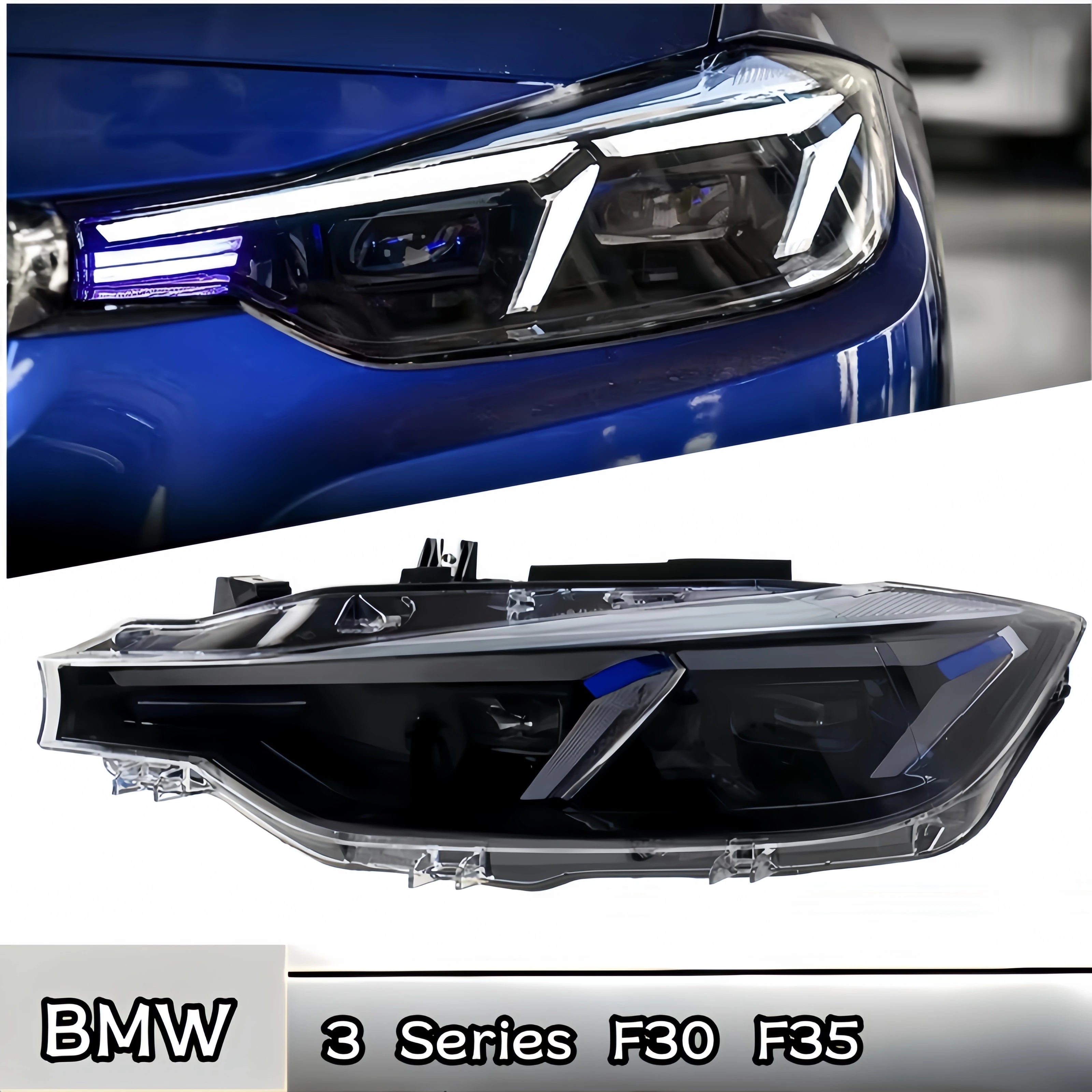 Modified LeD daytime running lights,flowing turn signallights, suitable for BMw3 Series F30 headlight assemblyF35 320 325