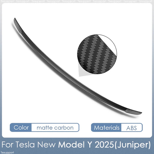 For Tesla Spoiler Model Y Juniper 2025 Accessories Spoilers Wings for Tesla Model 3 Highland 2025 3/Y 2017-2025 ABS Material