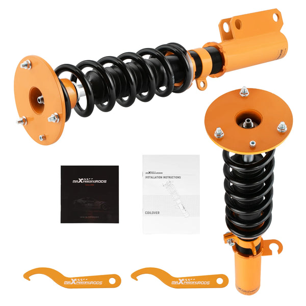 2x Front Coilover Lowering Kit for BMW X5 E53 00-06 Adjustable Height Struts