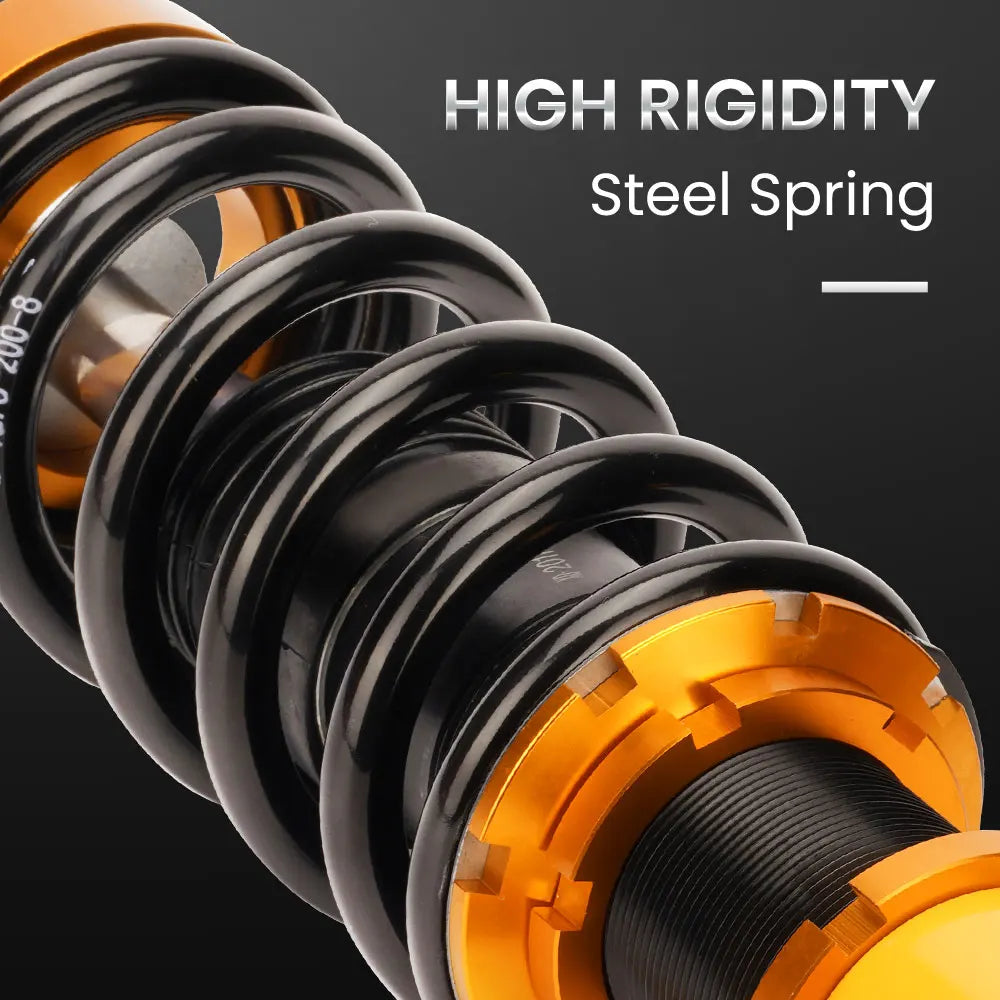 Coilover for Chevrolet Camaro 2010-2015, 24 Level Adjustable Damper Coilovers Suspension Kit Strut, Coil Spring Shock Absorber