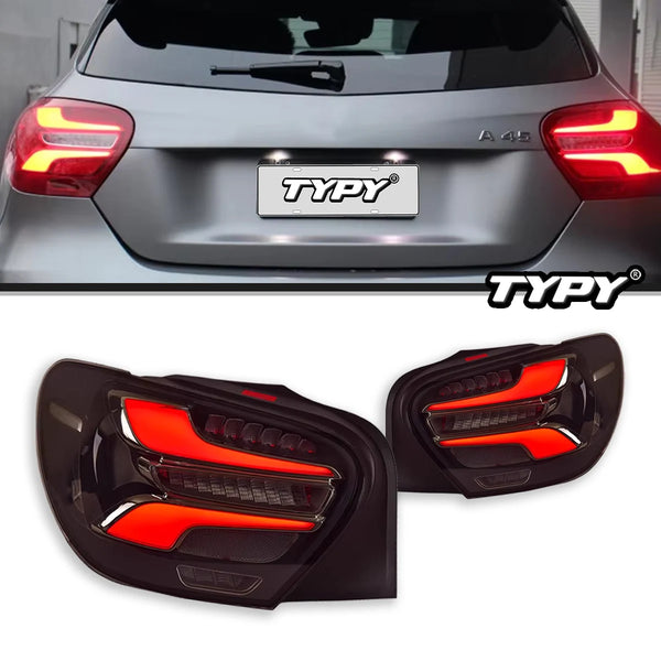 TYPY Car Lights For Benz A-Class W176 Taillight 2013-2018 LED Projetor Tail Lamp Daytime Running Light Automotive Accessories
