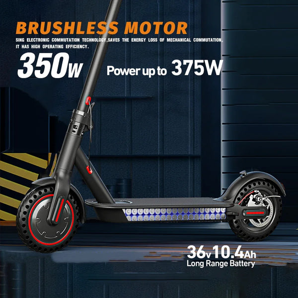 FREEBOY J-03 Adult Electric Skateboard 350W Electric Scooter  36V10.4AH Battery E-Scooter 8.5 Inch Tire Foldable Escooter