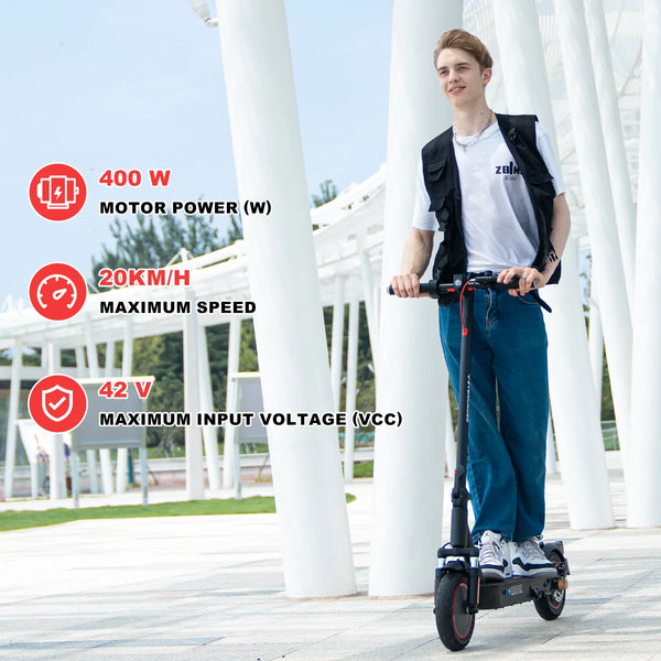 EVERCROSS PLUS EV10K Pro Electric Scooter for Adults, 10" Foldable Scooter, App Control, 500W Motor, 410WH Battery, Max Speed 25