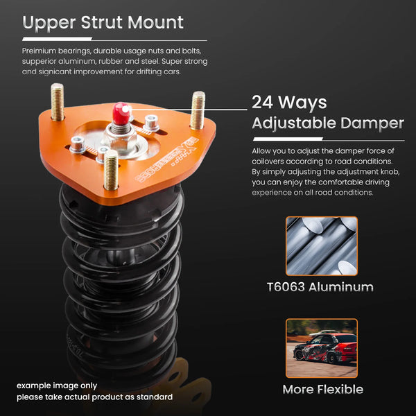 24 Levels Coilovers Suspension Kits fit Nissan 240sx S13 1989-1994 Shock Struts