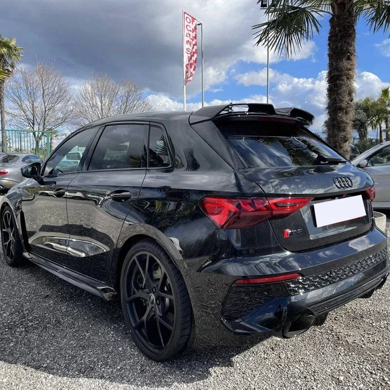 For Audi A3 S3 RS3 8Y Sportback 2021-2024 Car Rear Trunk Boot Roof Lip Lid Spoiler Cap Rear Trunk Spoiler Wing body kit Tuning