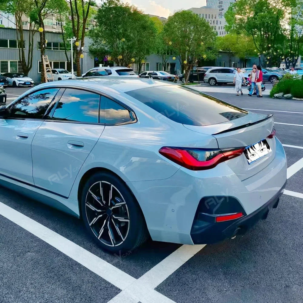 1 Pcs Car ABS Universal 1.2M BlackSpoiler  Accessory Car Spoiler Soft Auto Rear Roof Trunk Spoiler Rear Wing Lip Trim Sticker