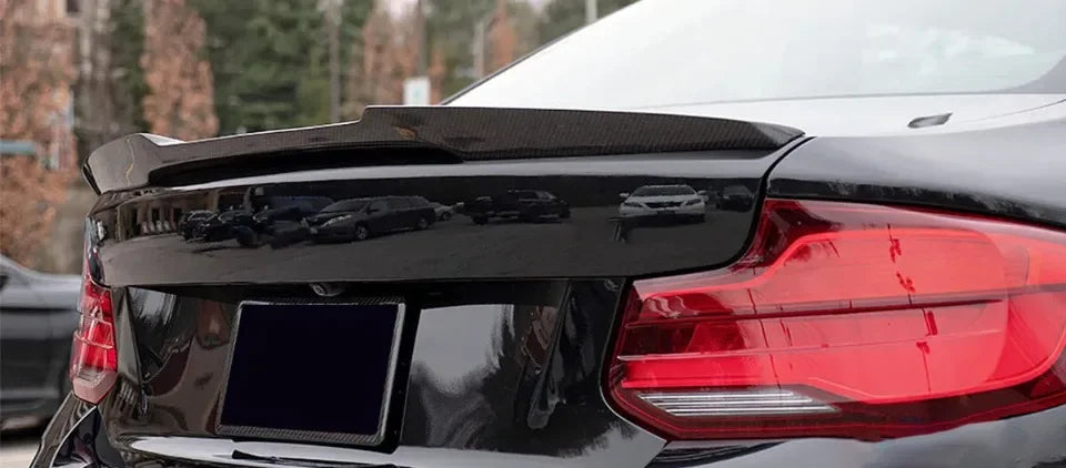 XVIP Fiber M4 Style Car Rear Trunk Spoiler Wing Lip For BMW 2 Series F22 F87 2014-20 M2 Gloss Spoiler Accessories Exterior Wings