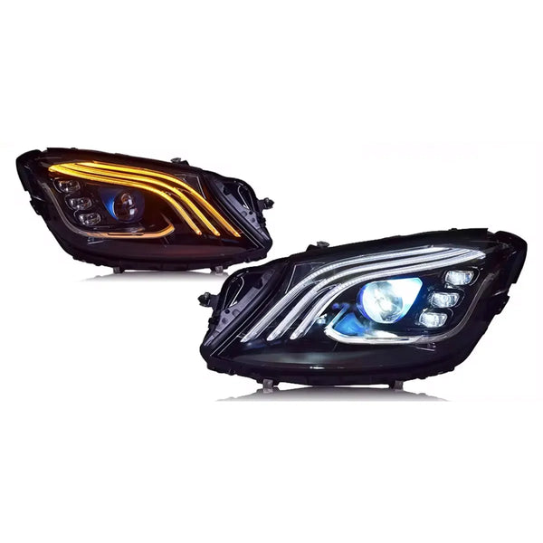 TYPY Car For Benz S-Class W222 Headlight 2014-2018 Upgrade 2019 Modified to New DRL Dynamic Turn Signal LED Auto Accessories