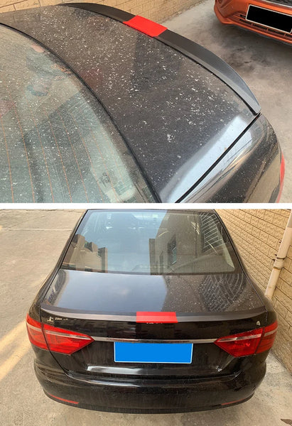 3Pcs Universal Black Trunk Tail Rear Wing Spoiler 115-125Cm For BMW For Tesla For Audi Toyota Honda KIA Hyundai Car Accessories