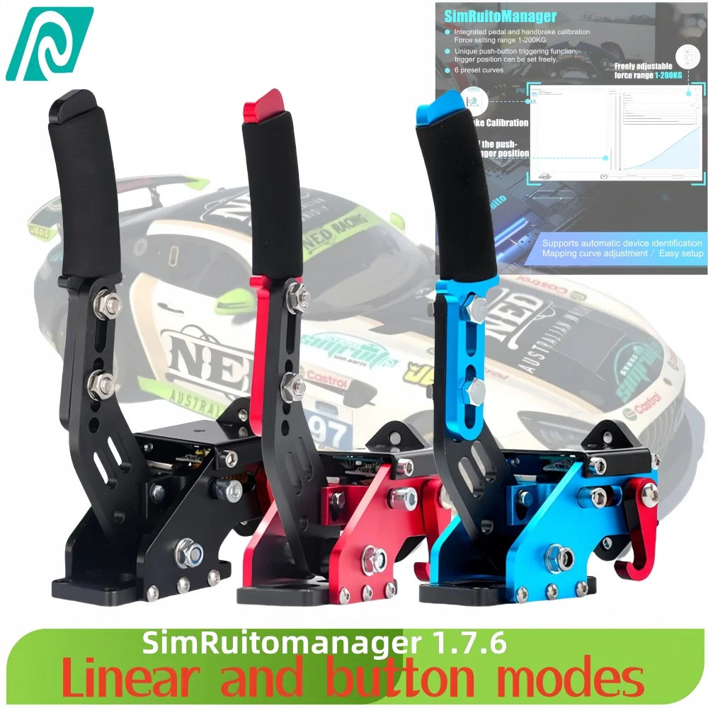 Usb Simracing Hand Brake Pc Mechanical Drift Handbrake for Game Steering Wheel Sim Racing Handbrake Cockpit Usb El Brakes Lever