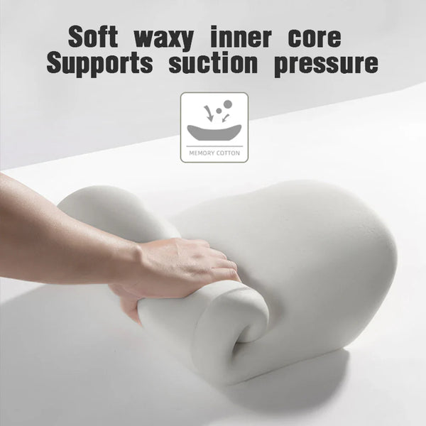 Car Neck Pillow Memory Foam Protection Lumbar Backrest Cushion Lumbar Cushion Car Headrest Seat Travel Interior Accessorie