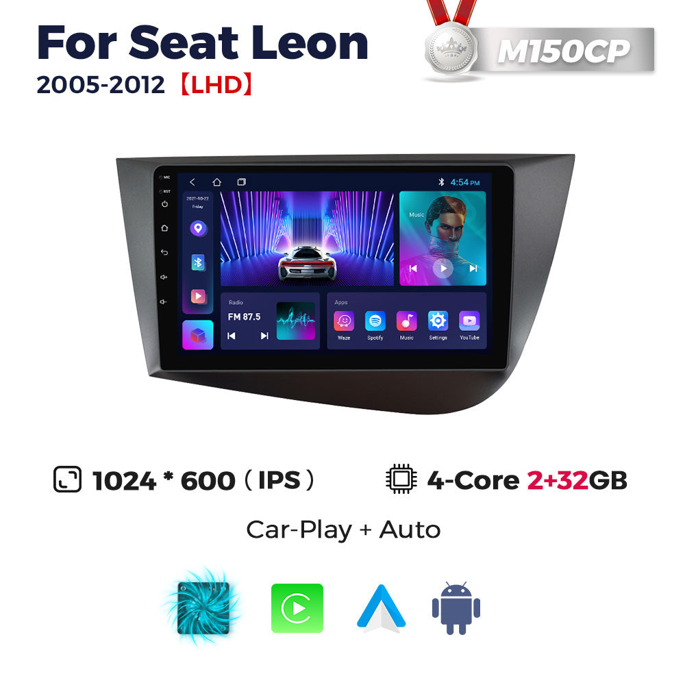 Seat Leon 2005-2012 9" Wireless CarPlay Kit