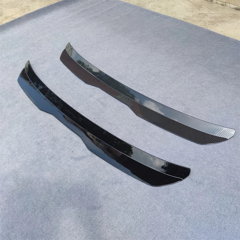 ABS Glossy Black Carbon Lip Spoiler For Seat LEON MK3 FR 2012-2020 5Doors Hatchback Universal Car Tail Wing Decoration