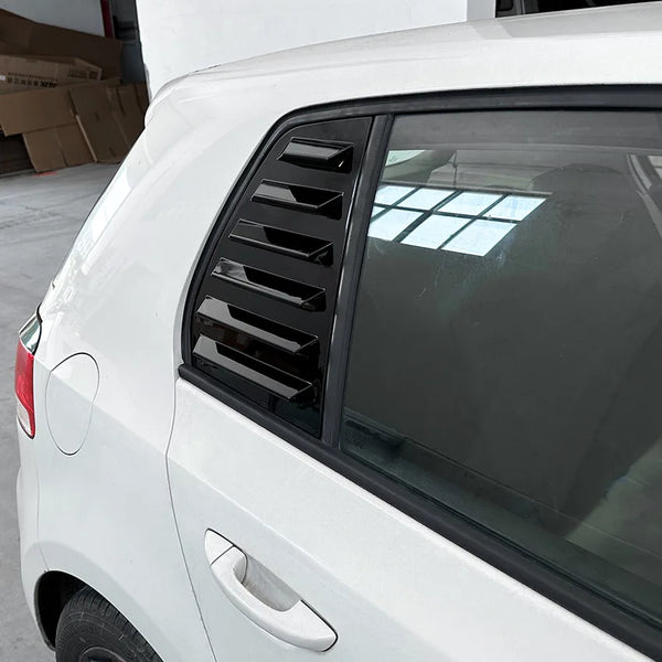 For VW Golf 5 Golf 6 Golf 7 MK5 MK6 MK7 MK7.5 2003-2020 Rear Side Window Trim Spoiler 1Pair Window Shutter Cover Louver Air Vent