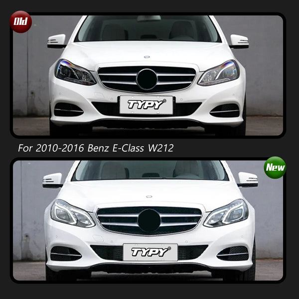 TYPY Car Headlights For Benz E-Class W212 2010-2016 LED Car Lamps Daytime Running Lights Dynamic Turn Signals Car Accessories