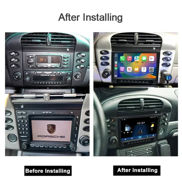 8G 256GB 7" Auto Android 12 Car Radio GPS Player Carplay Navi Bluetooth Wifi For Porsche 911 996 986 Boxster Carrera 1998-2006
