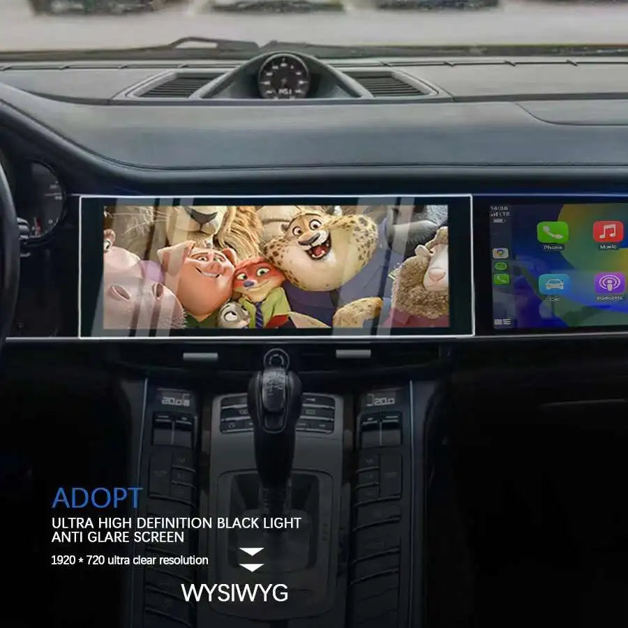 12.3inch + 11.4inch Android Multimedia Video Player For Porsche Panamera 970 Upgraded Interactive Dual Screen Carplay Navigation