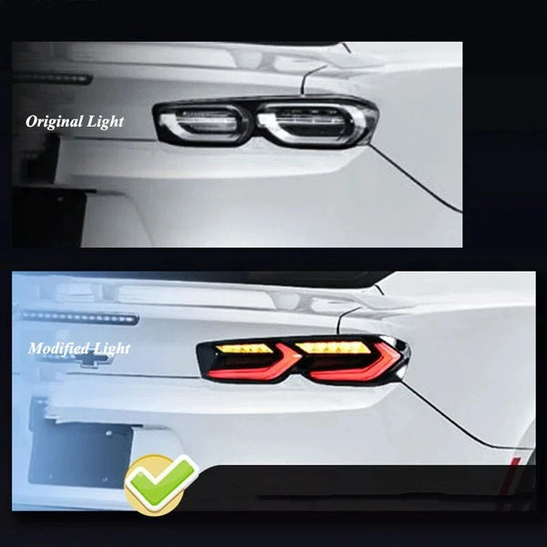 Taillight For Chevrolet Camaro 6th Gen Facelift LED Rear Tail Lamps 2019-2023 1SS 2SS 2LT 1LT 2LS ZL1 Sequential Turn Signal