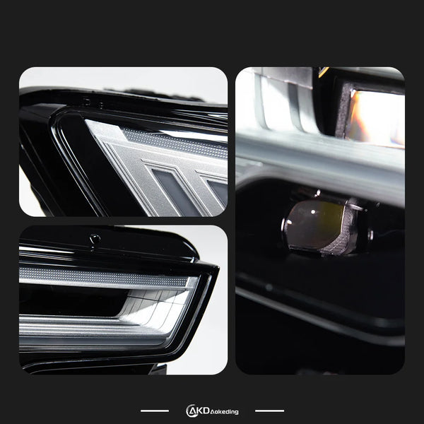 AKD Head Lamp for Audi A6 C7 LED Headlight 2012-2018 Headlights A6 C7 DRL Turn Signal High Beam Angel Eye Projector Lens