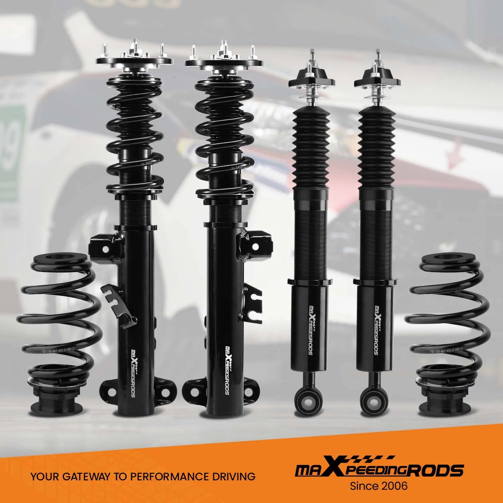 Coilovers 24 Way Damper Struts Kit for BMW 3-Series E36 325 328	 Suspension Struts Shock Absorber For BMW 3 E36 Coupe 318is