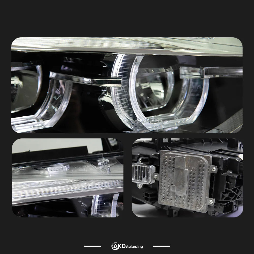 AKD Head Lamp for BMW F30 F31 F35 LED Headlight 2013-2019 Headlights 3 Serie DRL Turn Signal High Beam Angel Eye Projector Lens