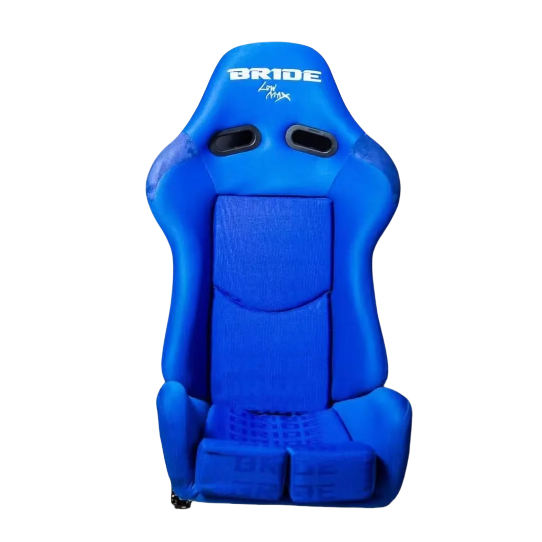 JBR1020 JIABEIR Hot Selling Racing Seat Universal Red/Blue Fabric Cloth Carbon Fiber Reclinable Double