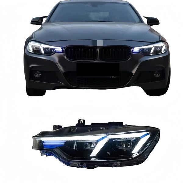 Modified LeD daytime running lights,flowing turn signallights, suitable for BMw3 Series F30 headlight assemblyF35 320 325