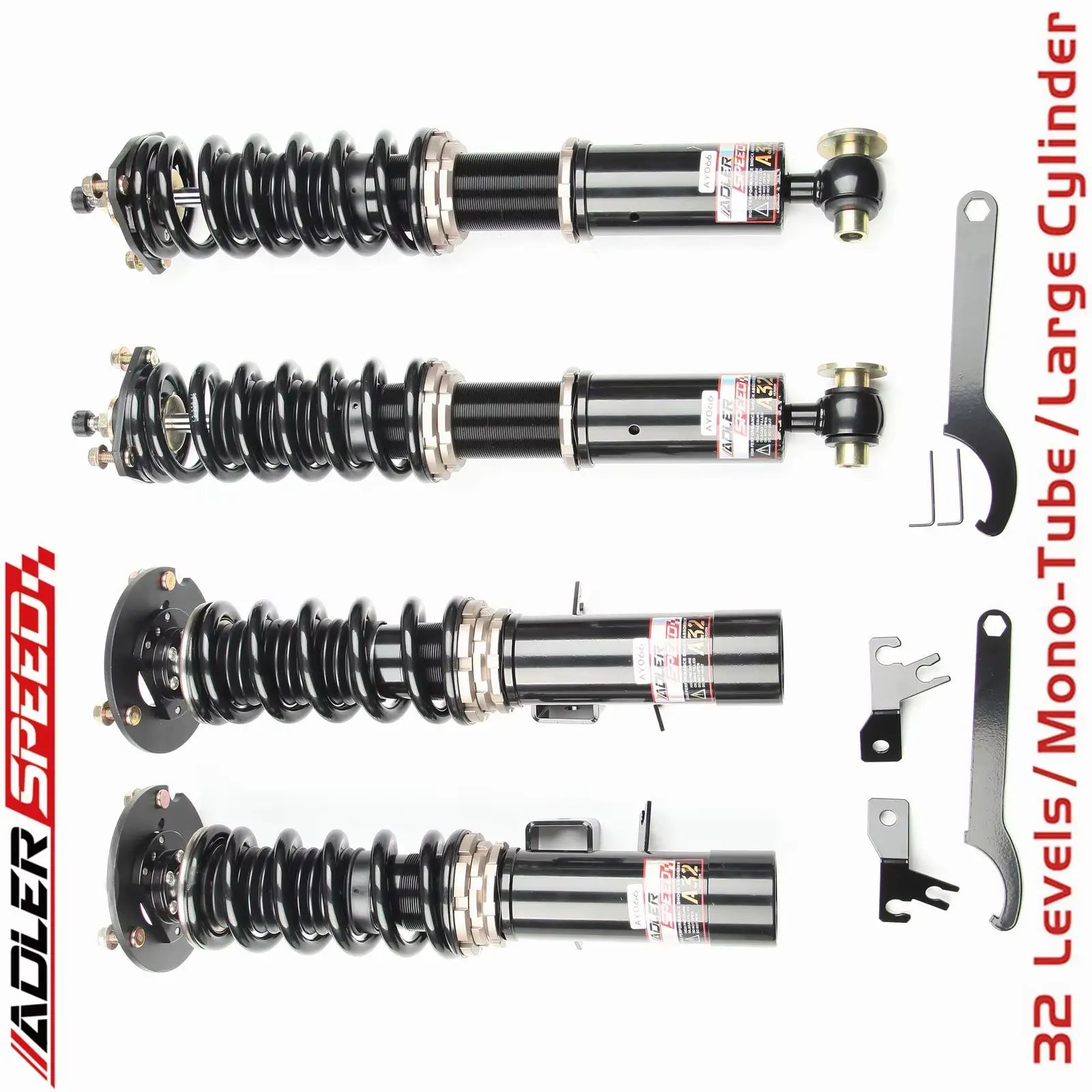 S+ FOR BMW 5-Series RWD E34 Coilovers Lowering Kit Adjustable Height Shocks Suspension Upgrade for Enhanced Driving Performance