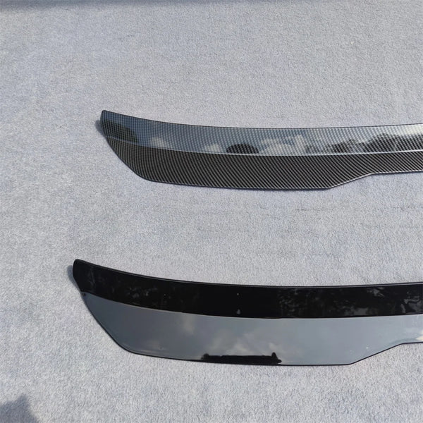 ABS Glossy Black Carbon Lip Spoiler For Seat LEON MK3 FR 2012-2020 5Doors Hatchback Universal Car Tail Wing Decoration