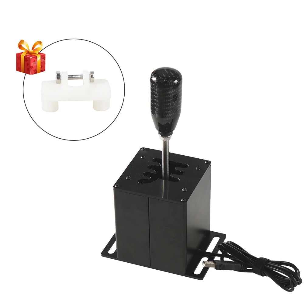 PC USB H Gear Shifter For Logitech G27 G29 G25 G920 For Thrustmaster T300RS/GT Shift Knob For ETS2 Simracing Racing Game