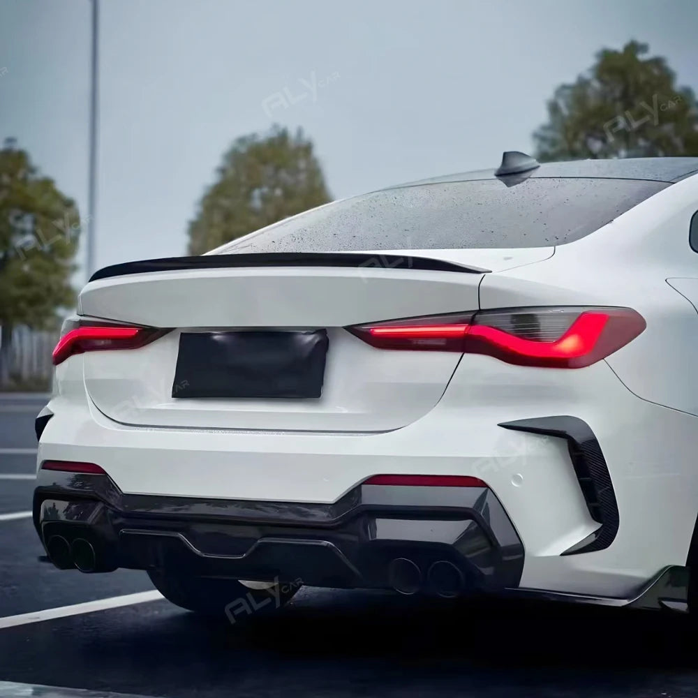 1 Pcs Car ABS Universal 1.2M BlackSpoiler  Accessory Car Spoiler Soft Auto Rear Roof Trunk Spoiler Rear Wing Lip Trim Sticker