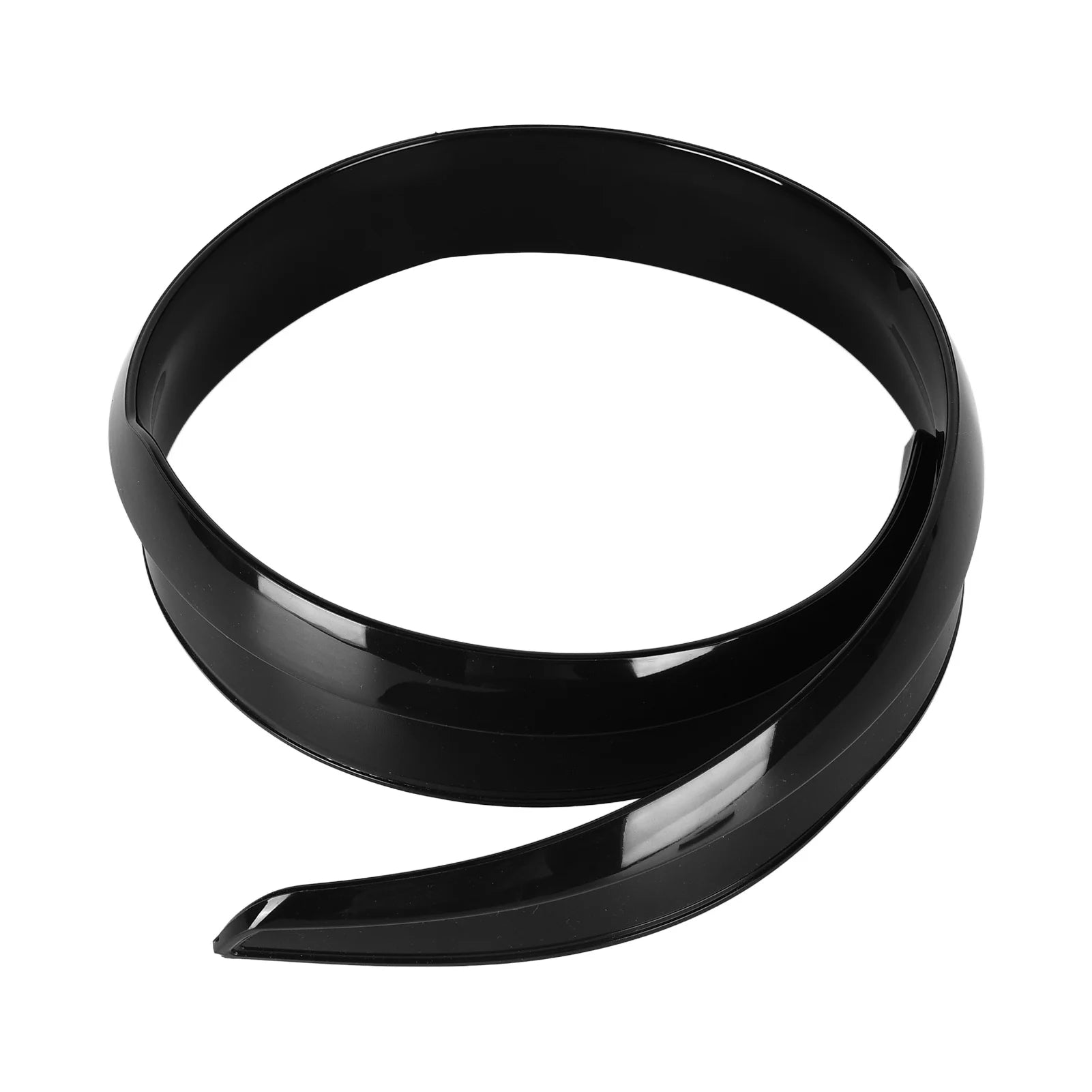 113cm*7cm Rear Roof Trunk Spoiler Lip Tail Wing Rubber Glossy Black Anti UV for Car High Gloss Anti-ultraviolet Varnish